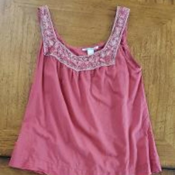 Lucky Brand Tops - Lucky Brand Rose Tank Top
